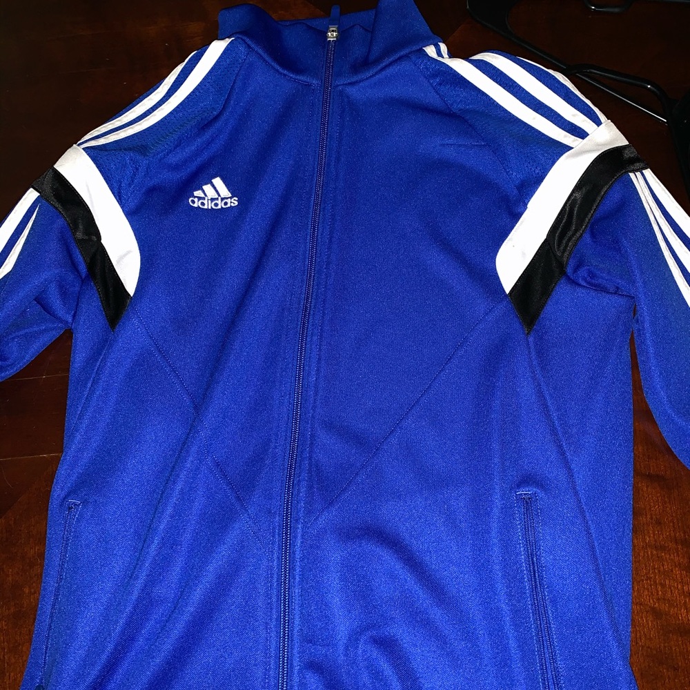 ADIDAS. FINAL SALE!!!! Royal blue track jacket.
